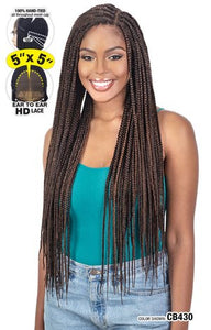 Nat Box Braid 32"  Lace Front Wig By SNG